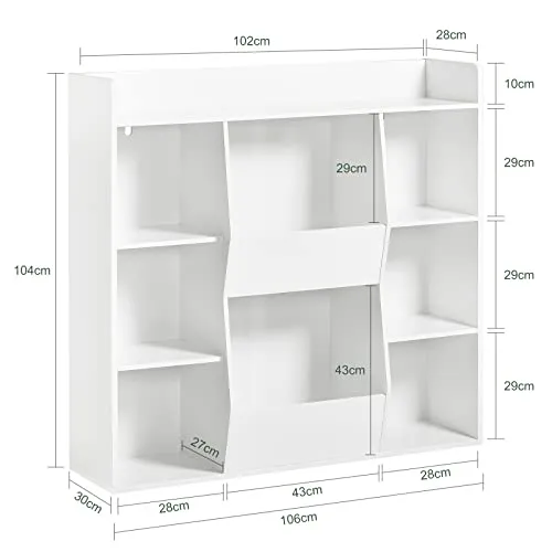 SoBuy Bücherregal 3