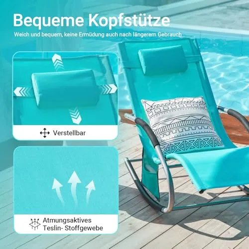 SoBuy Gartenliegen 3