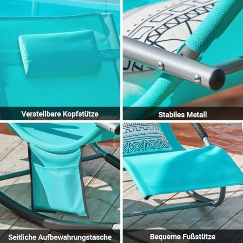 SoBuy Gartenliegen 5