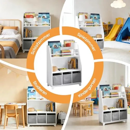 SoBuy Kinder Bücherregal 5