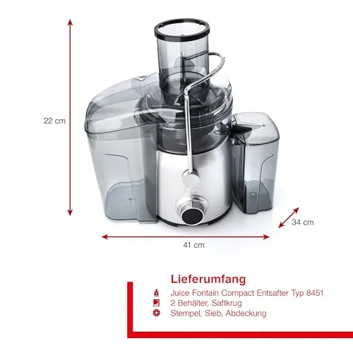 Solis Juice Fountain Compact 8451 5