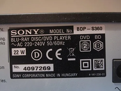 Sony BDP-S360 5