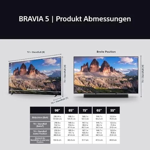 Sony BRAVIA 5 XR Mini-LED K75XR55