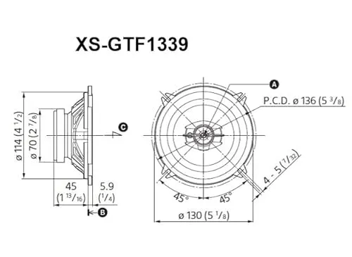 Sony XS-GTF1339