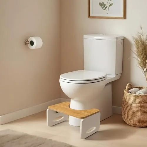 Spetebo Bambus Toilettenhocker 2