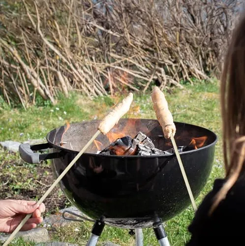 Spetebo Holz Lagerfeuer Spieß 5