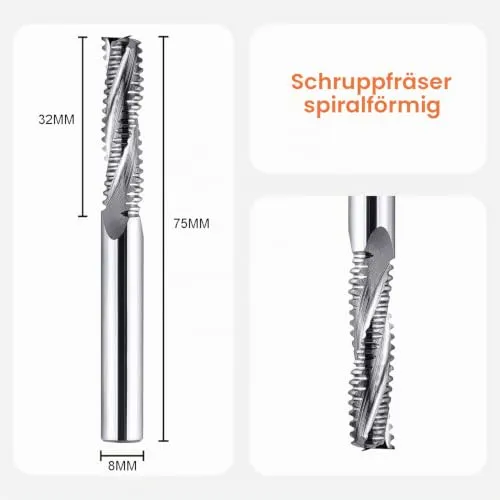 SpeTool Fräser 3 Flöten UC 2