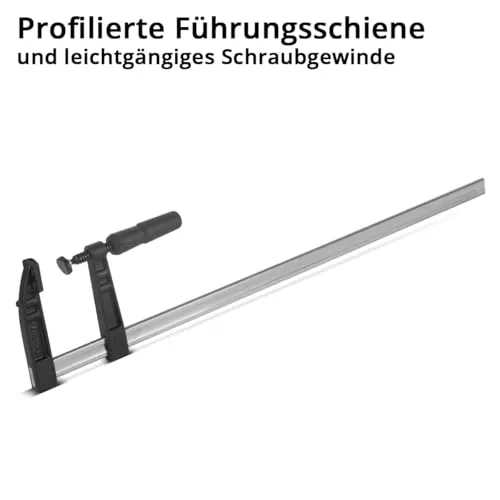 STAHLWERK 2 x Schraubzwingen 120 x 800 mm 4