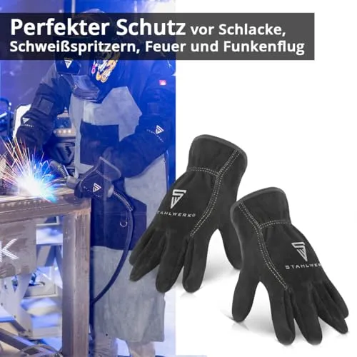 STAHLWERK Schweißerhandschuhe 2
