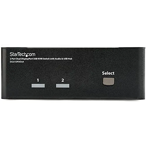 StarTech 2 Port Dual DisplayPort KVM Switch UC