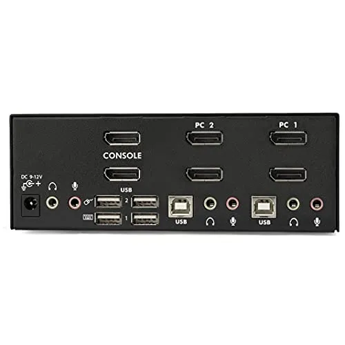 StarTech 2 Port Dual DisplayPort KVM Switch UC 3