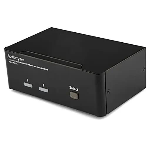 StarTech 2 Port Dual DisplayPort KVM Switch UC 2