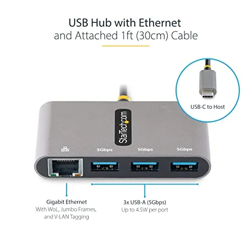 StarTech 3-Port USB-C Hub 2