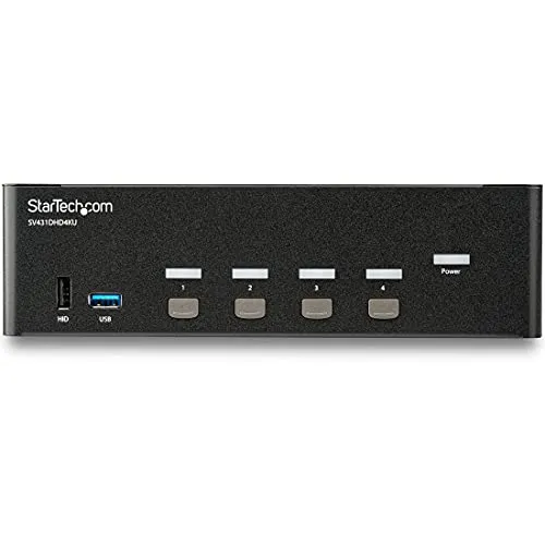 StarTech 4 Port Dual-Monitor KVM UC