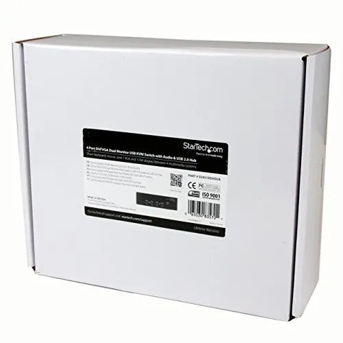 StarTech 4 Port DVI KVM USB Switch 4