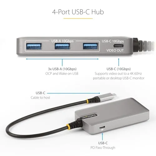 StarTech 4-Port USB-C Hub UC 2