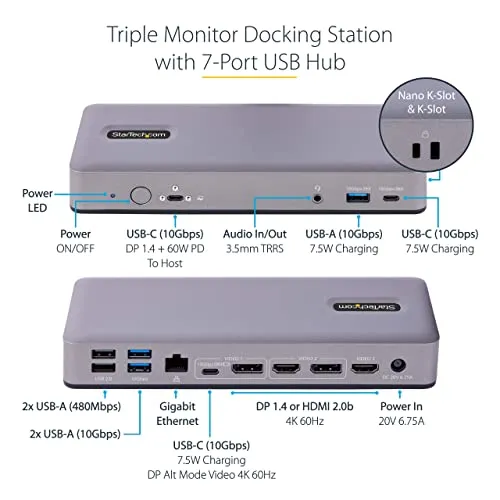 StarTech DK31C3MNCRUE 3