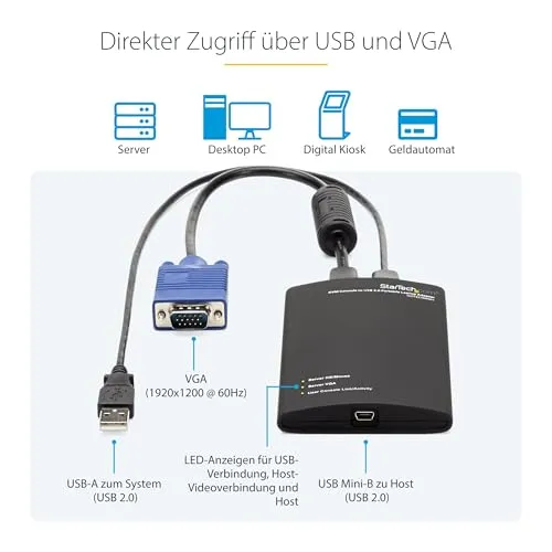 StarTech KVM USB 2.0 UC 3