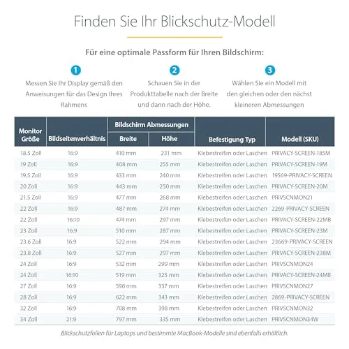 StarTech PRIVSCNMON27 3