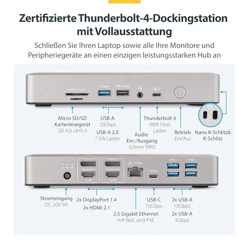 StarTech Thunderbolt 4 Dock 2