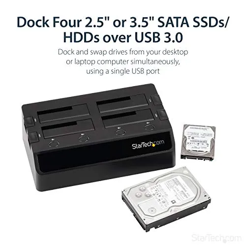 StarTech USB 3.0 4 Bay Dock 2