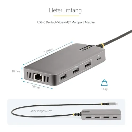 StarTech USB-C Multiport Adapter 6