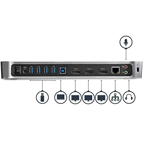 StarTech USB3DOCKH2DP 5