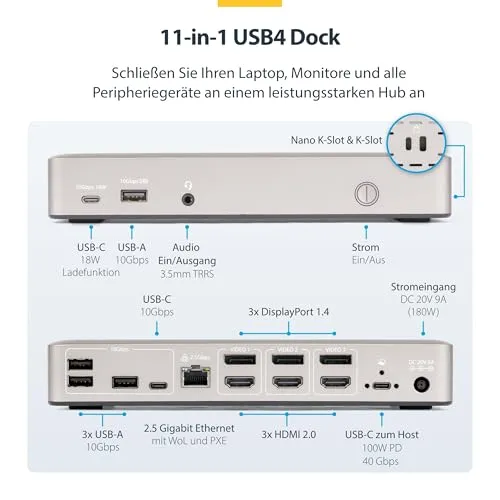 StarTech USB4 Dockingstation UC 2
