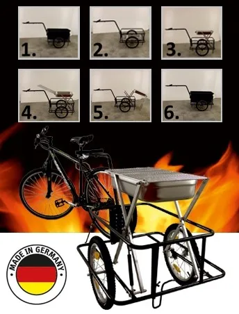 Startfire Wheelie Grill-Fahrradanhänger 2