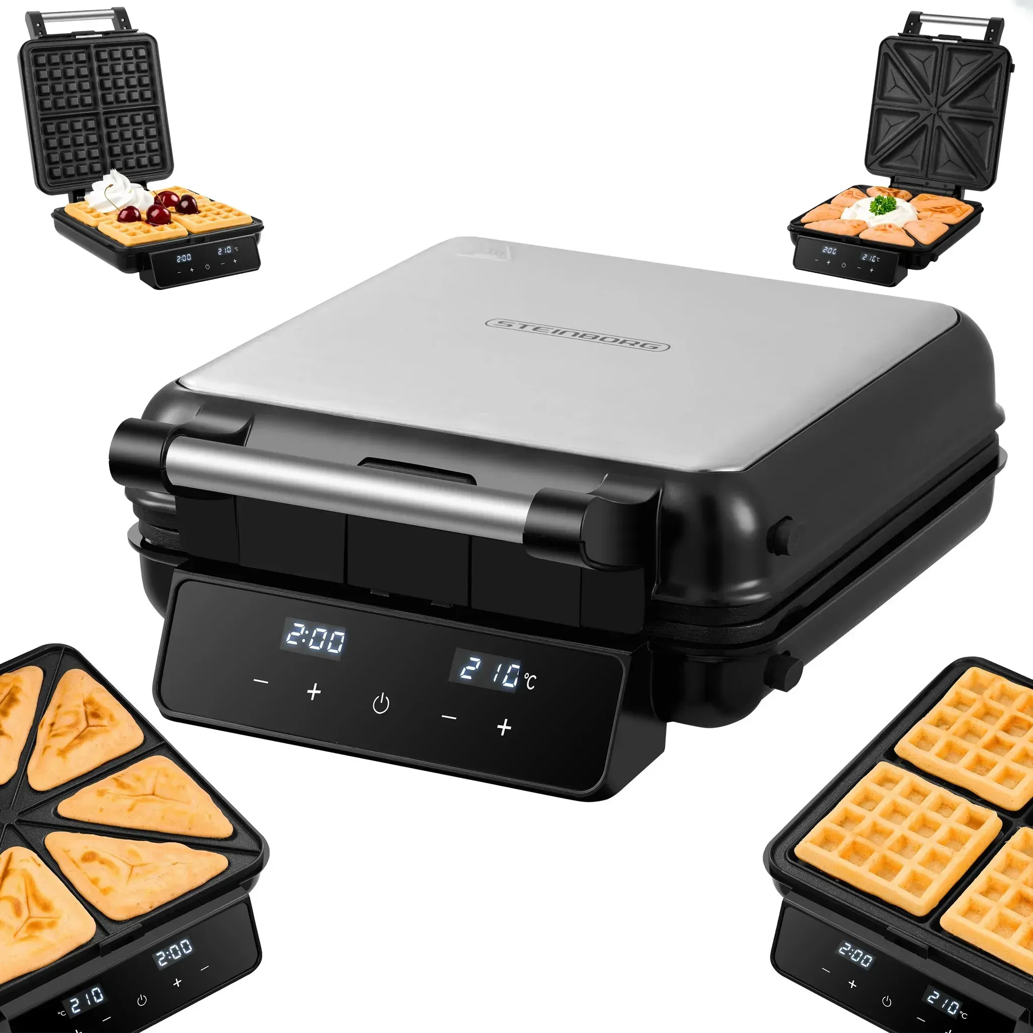 Steinborg Waffeleisen & Sandwichmaker UC