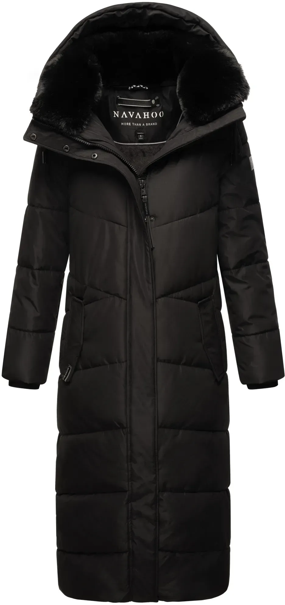 Steppmantel Schwarz XS