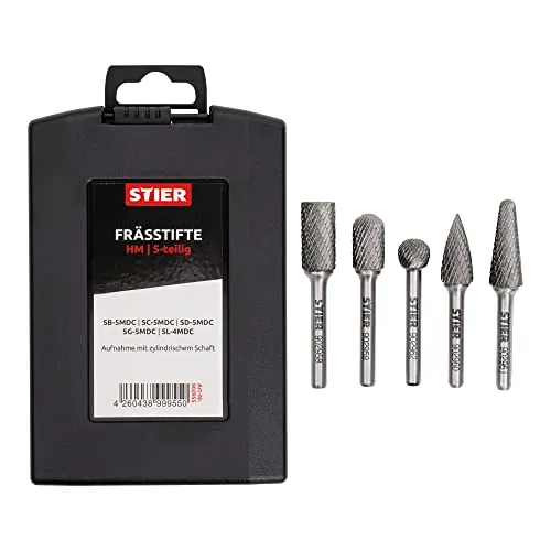STIER Frässtifte-Set 5