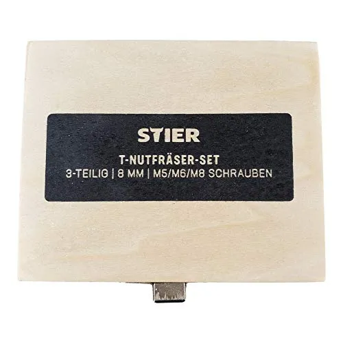 STIER T-Nutfräser-Set 4