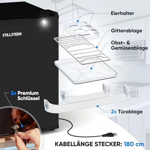 Stillstern Mini Kühlschrank E