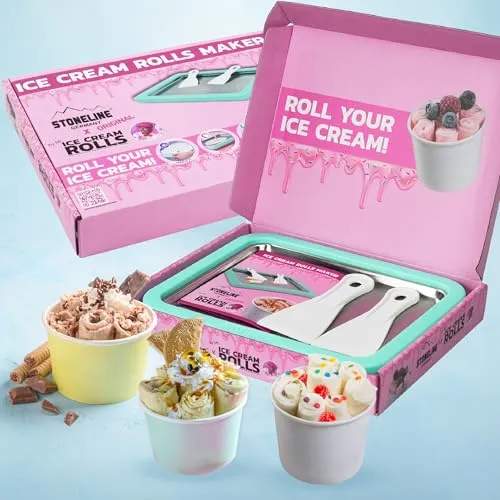 STONELINE Ice Cream Rolls Maker 7
