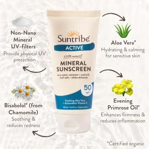 Suntribe Bio-Sonnencreme Sport LSF 50