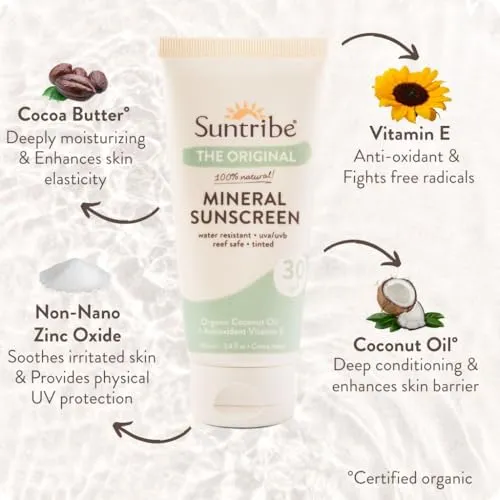 Suntribe Mineralische Bio-Sonnencreme LSF 30 3