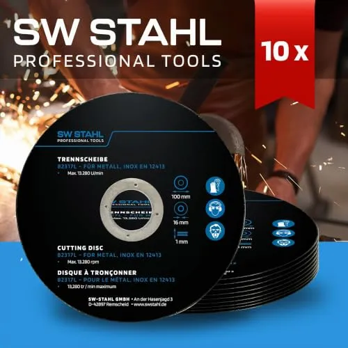 SW-Stahl 10x Trennscheiben 4