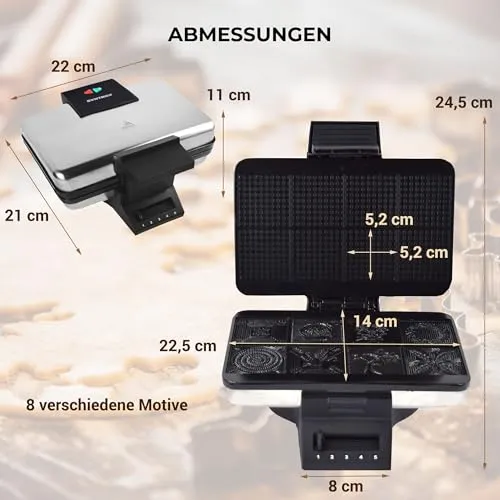 Syntrox Germany Zimtwaffelautomat 6