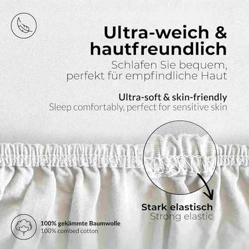 étérea Jersey Spannbettlaken Premium 4