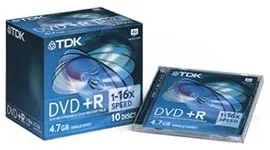 TDK DVD+R 4,7 GB 10x