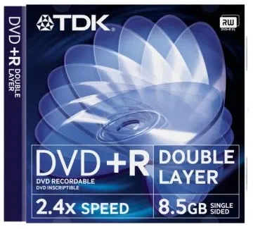TDK DVD+R Double Layer 8,5 GB 2.4x