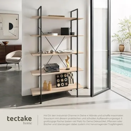 tectake Bücherregal 4