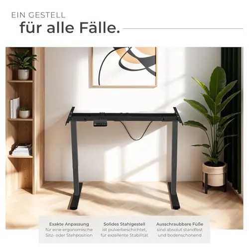 tectake elektrisch höhenverstellbarer Schreibtisch 7