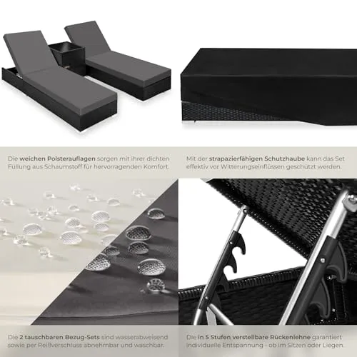 tectake Garten Lounge Set 6