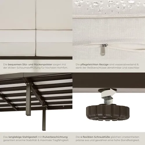 tectake Garten Lounge Sofa 5