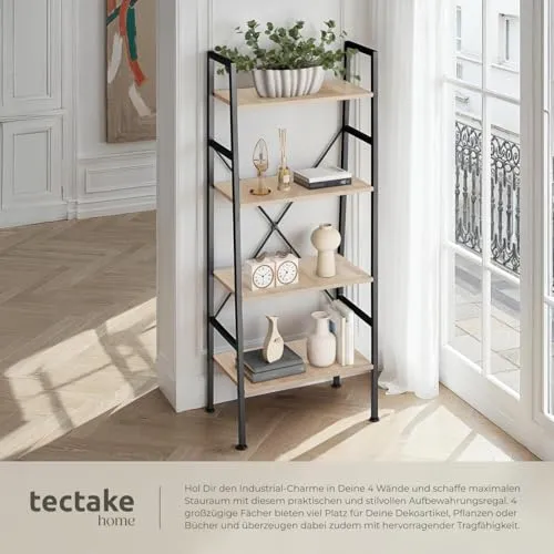 tectake Industrial Leiterregal 4