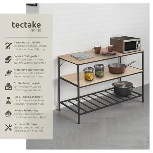 tectake Küchenregal 4