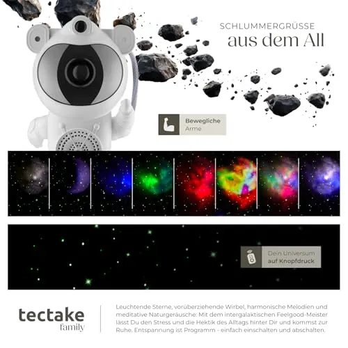 tectake LED Sternenhimmel Projector 5