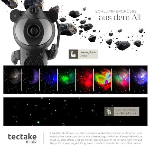 tectake LED Sternenhimmel Projektor 5